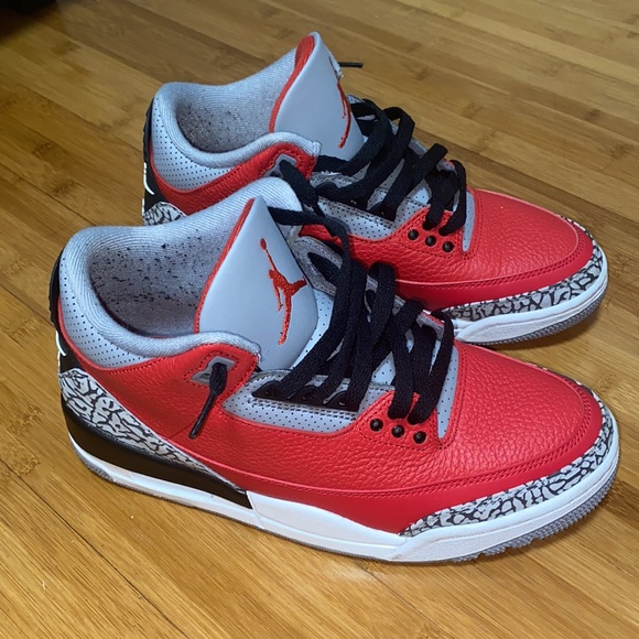 Jordan 3 Red Cement - Picture 3 of 5